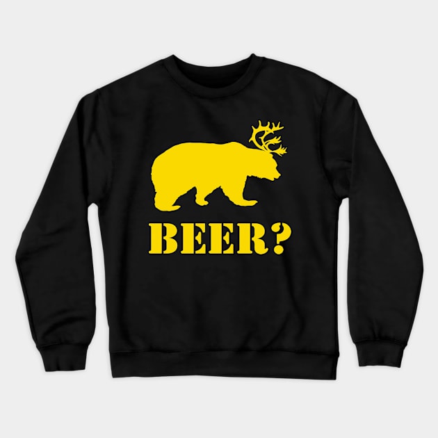 Beer? Crewneck Sweatshirt by Mariteas